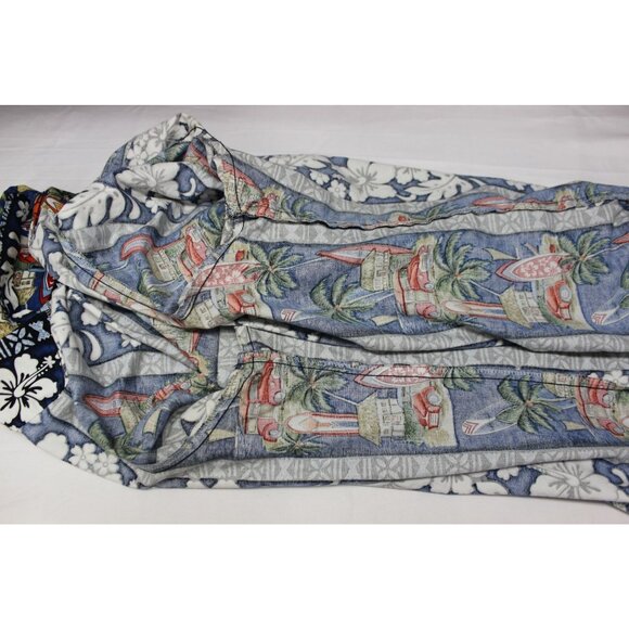 RJC Men’s Size 2XL Hawaiian Shirt Surf Tiki Luau Button Front - Picture 6 of 10